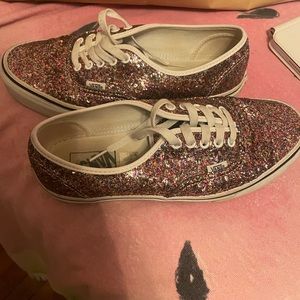 Sparkle vans -size 10